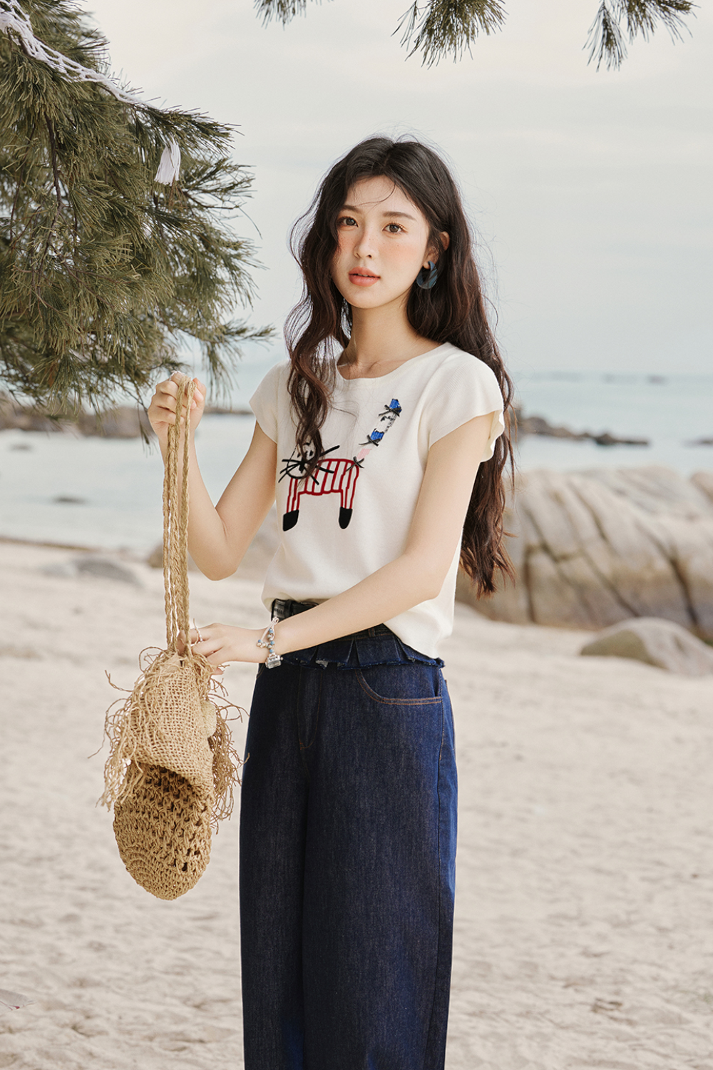 Knit T-shirt for Women