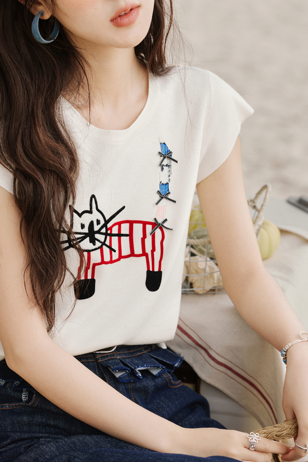 Knit T-shirt for Women