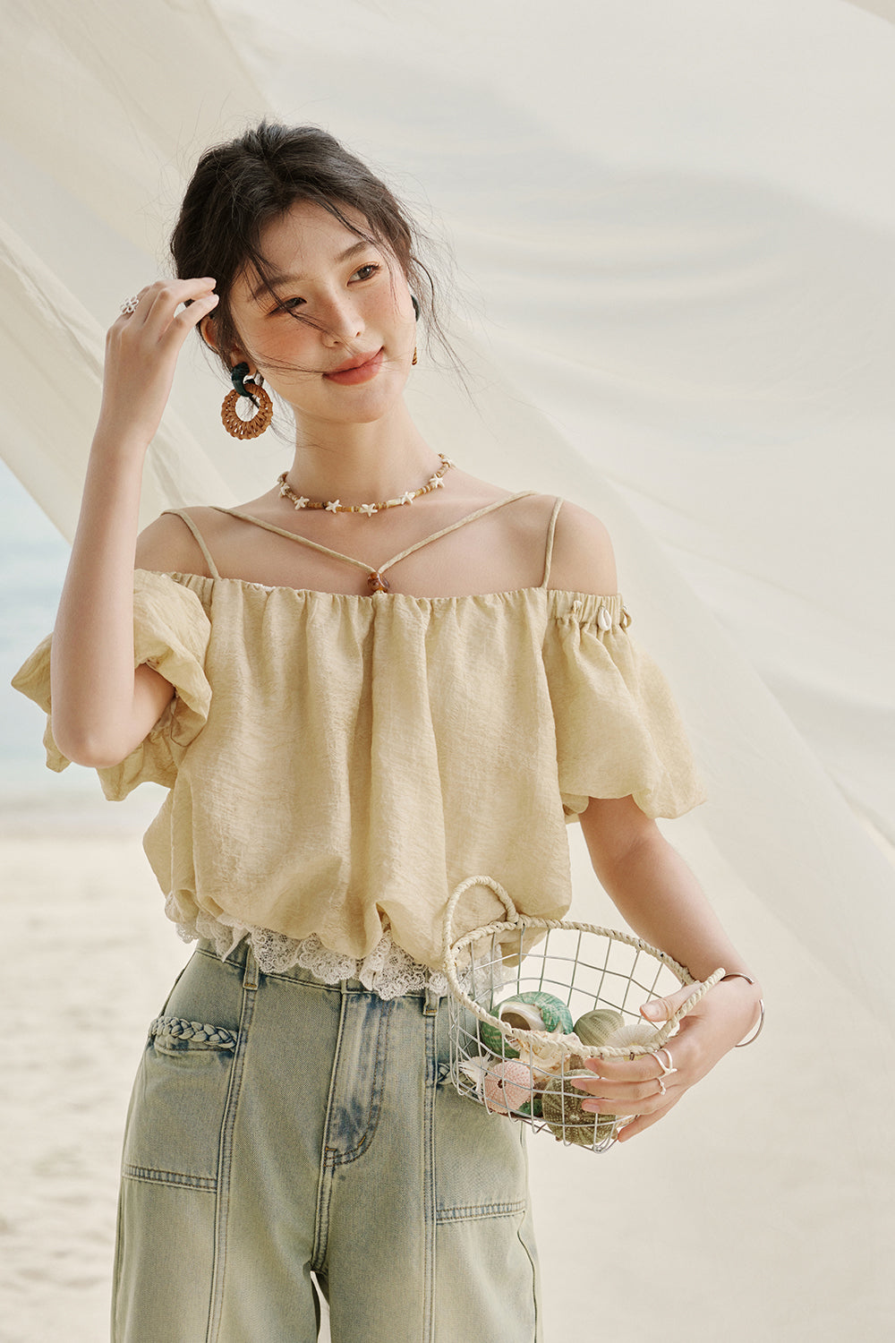 Off-shoulder Blouses for Women
