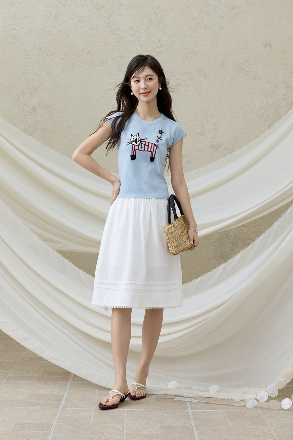 Knit T-shirt for Women