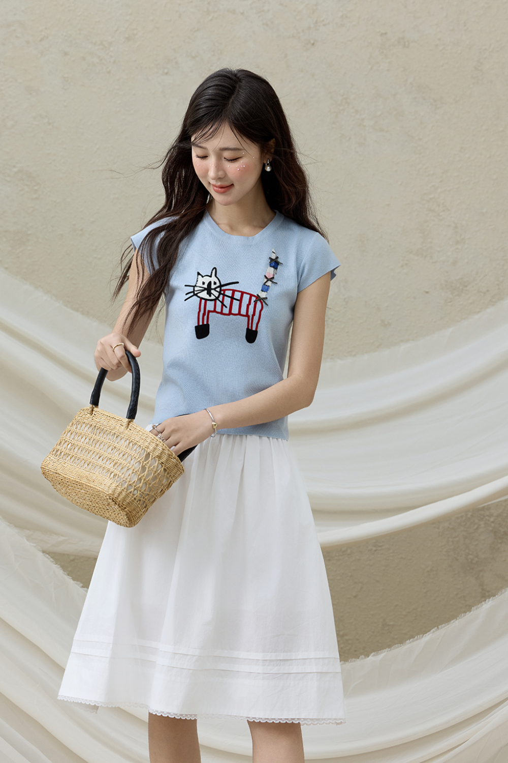 Knit T-shirt for Women