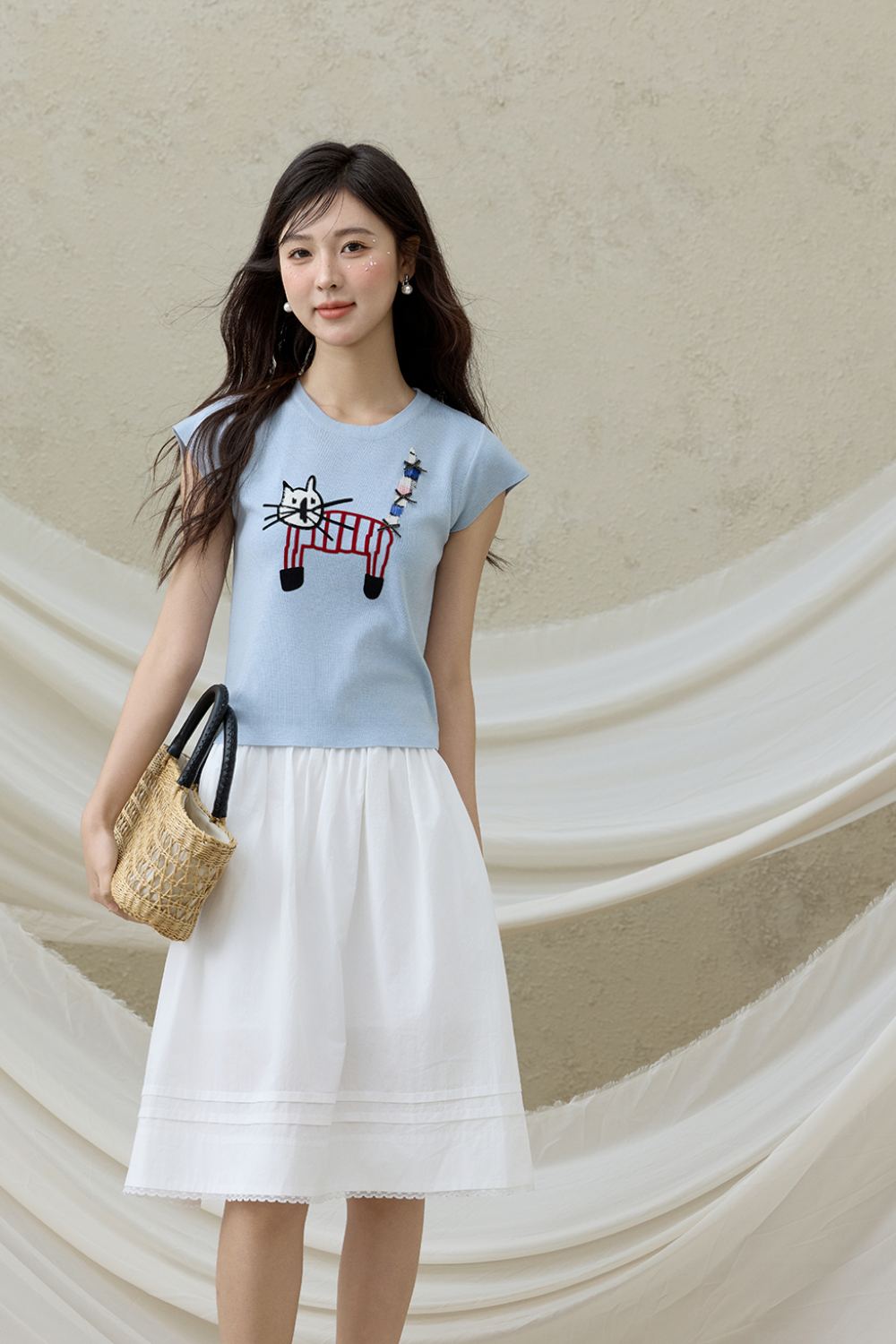 Knit T-shirt for Women