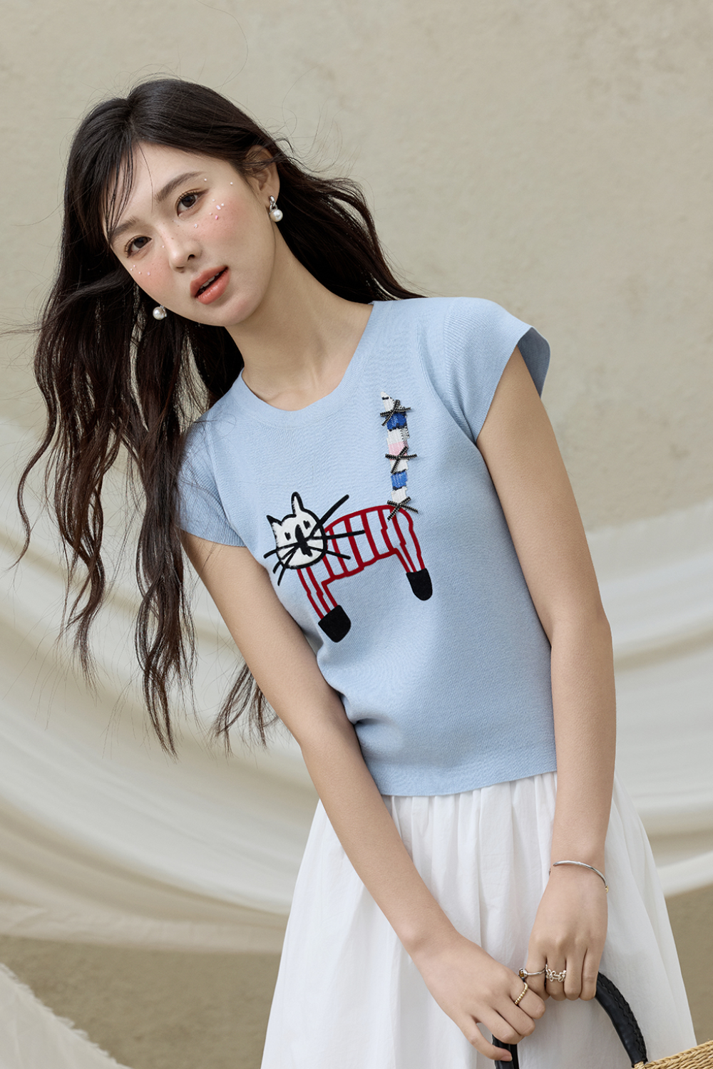 Knit T-shirt for Women