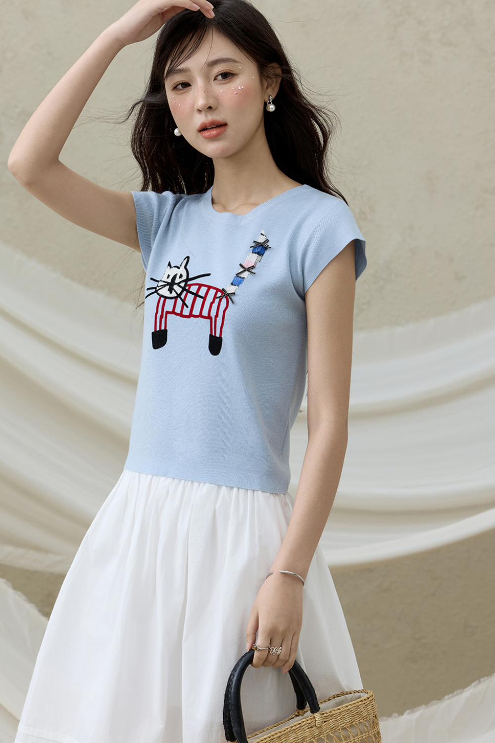 Knit T-shirt for Women