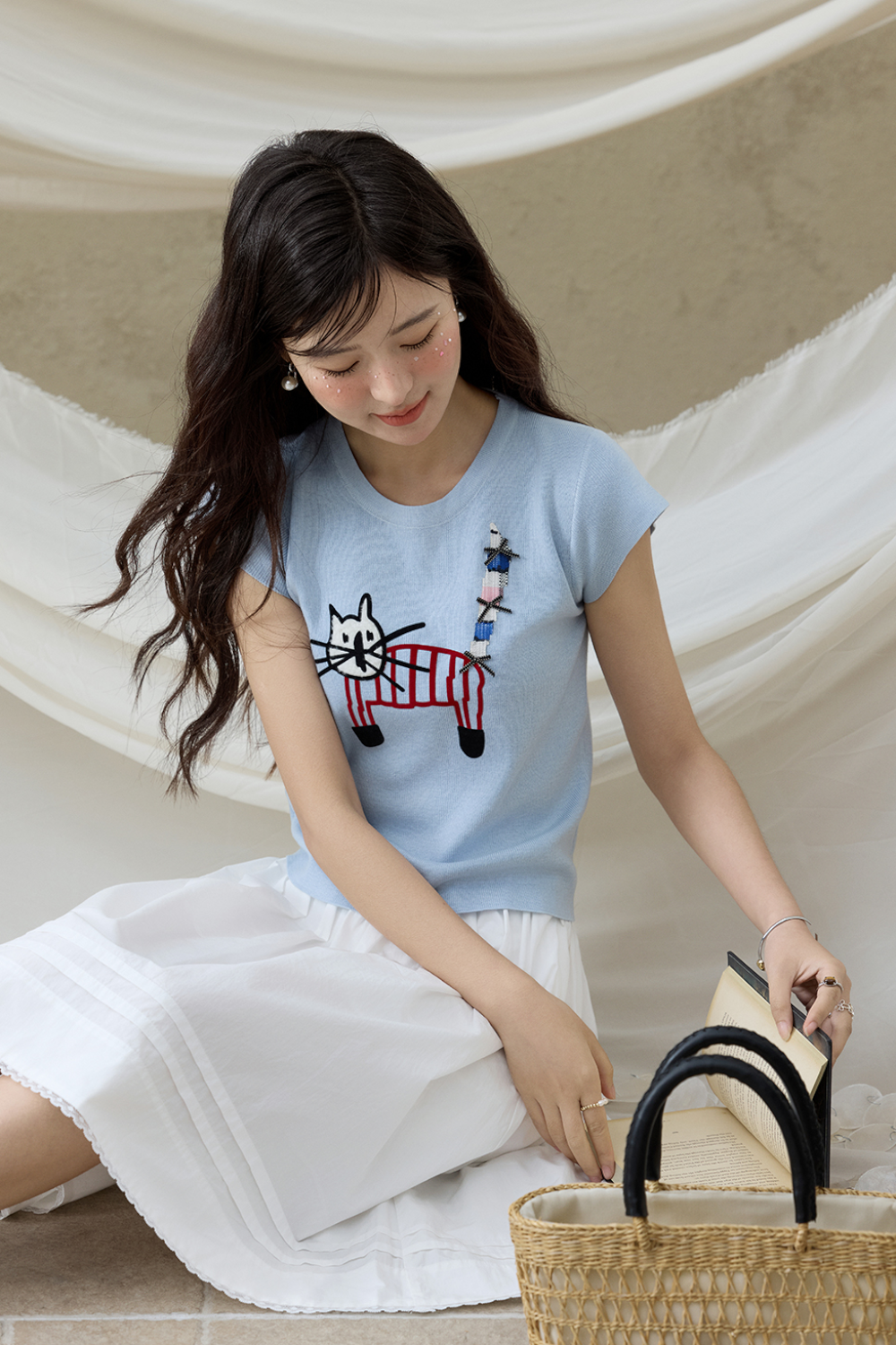 Knit T-shirt for Women