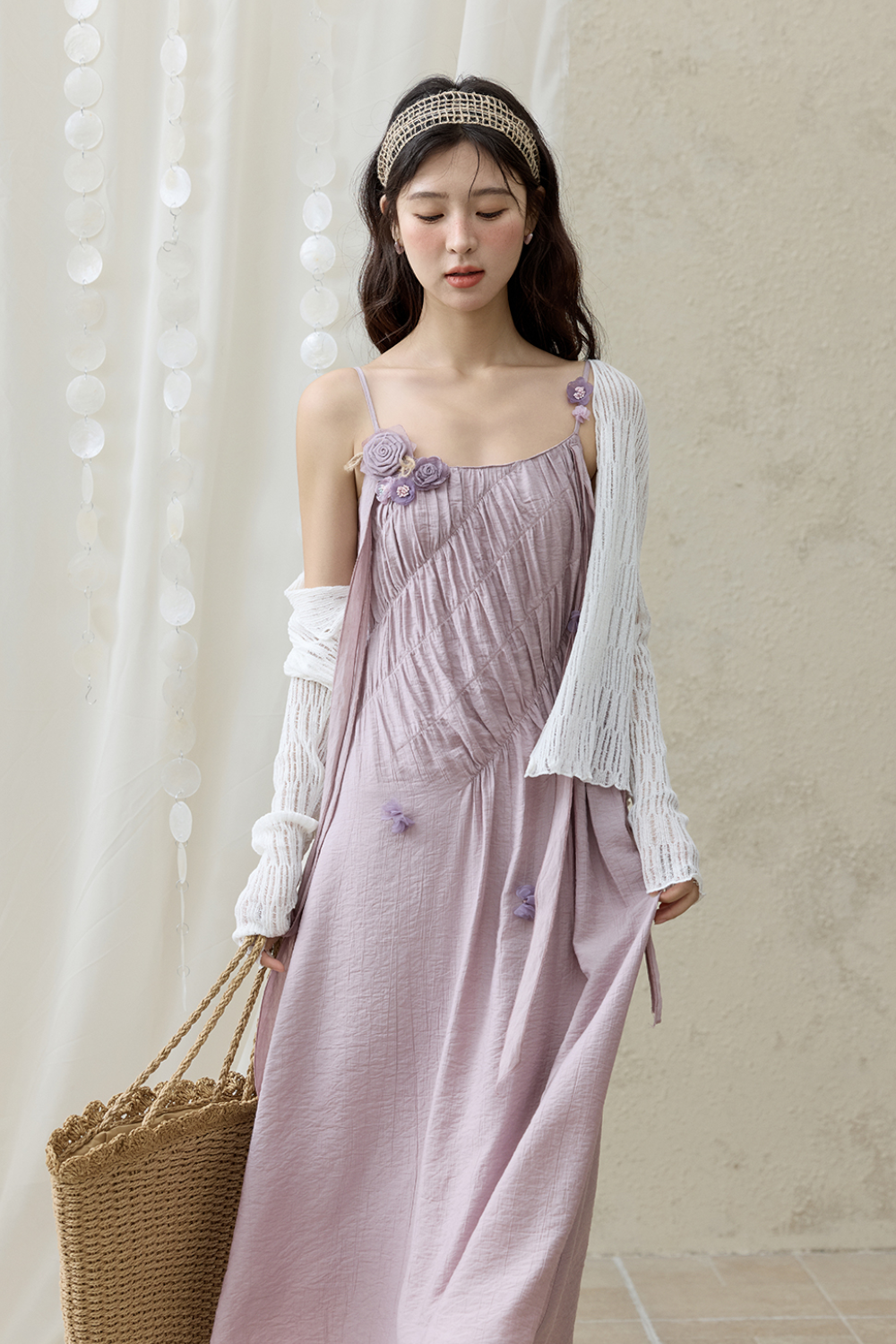 Gaun Tali Spaghetti untuk Wanita