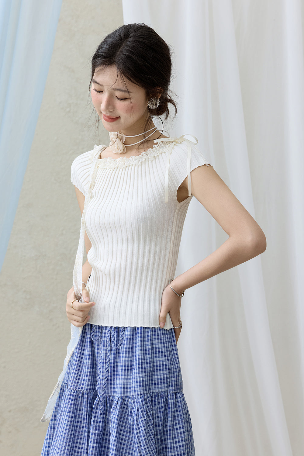 Knit T-shirt for Women