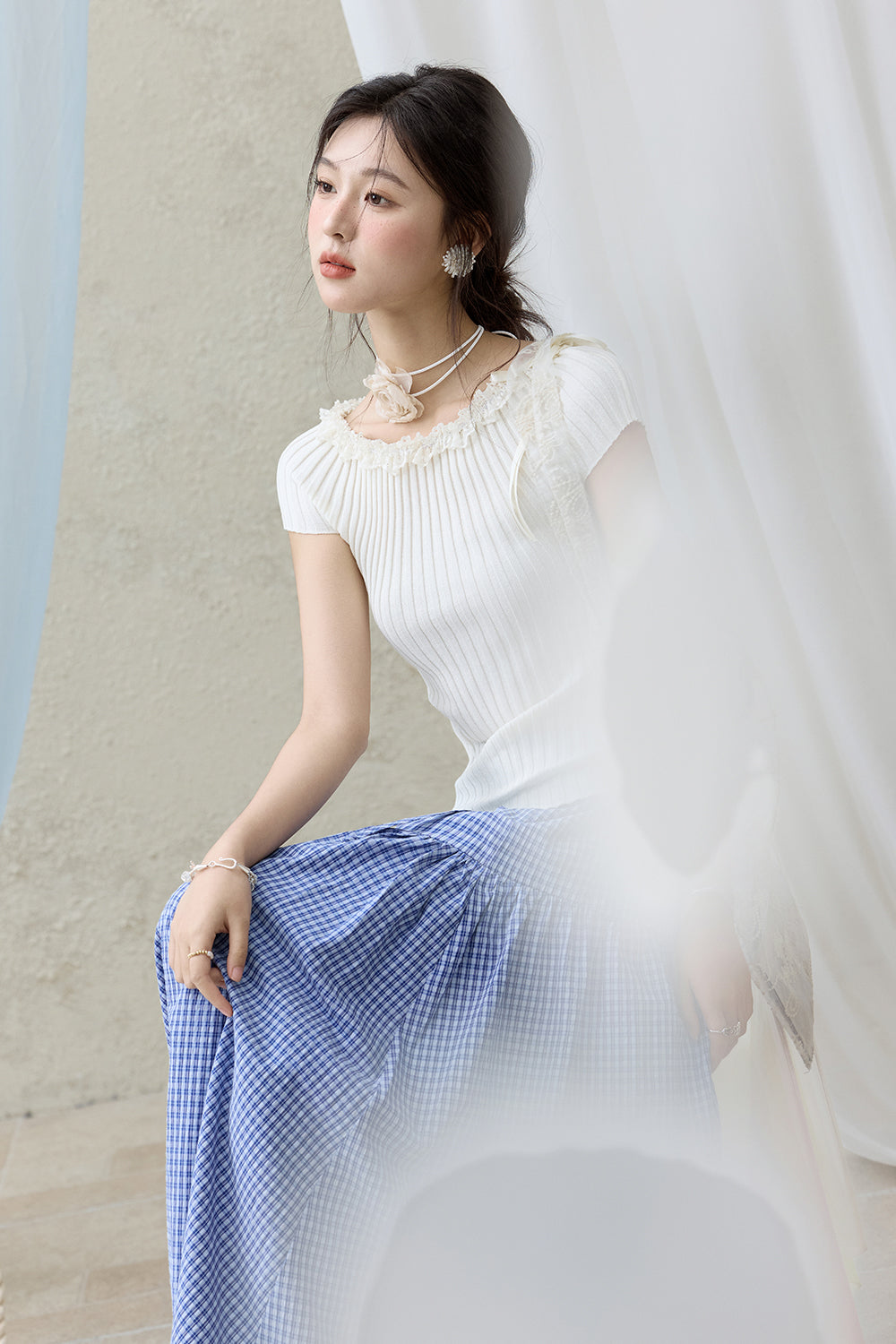 Knit T-shirt for Women