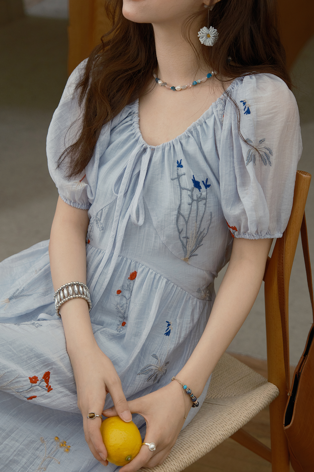 여성용 A라인 맥시 드레스