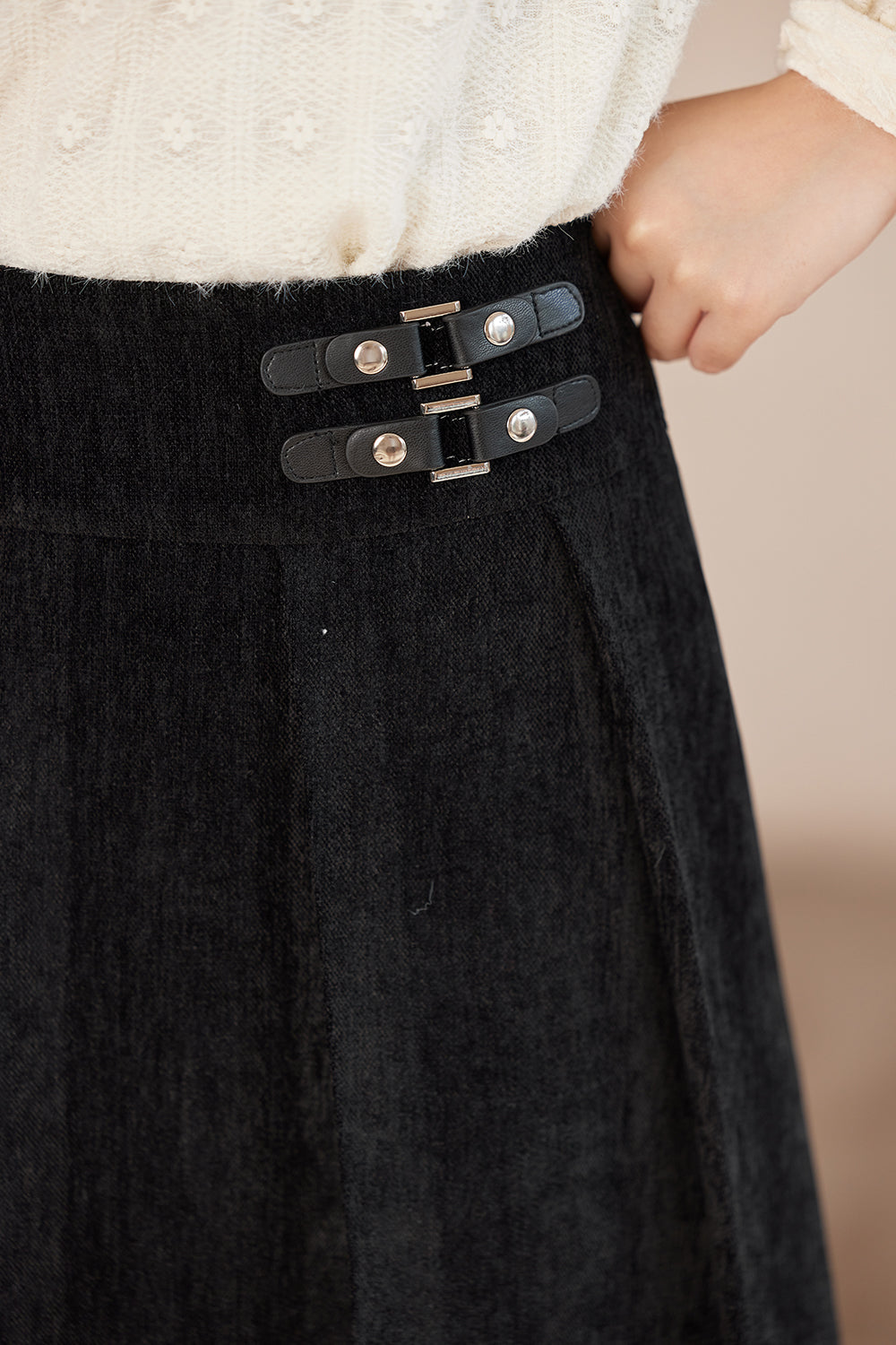 여성용 A라인 맥시 스커트