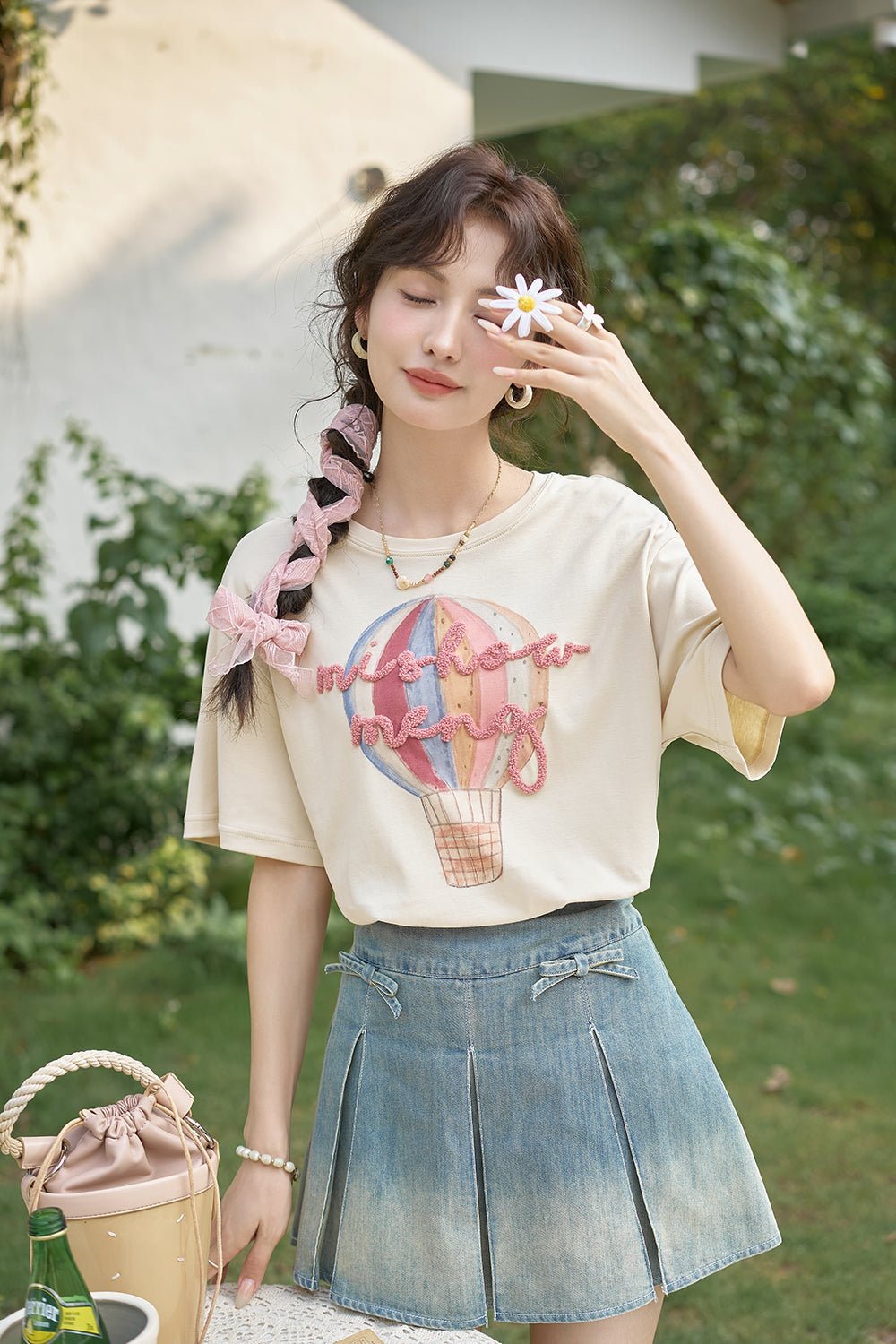 Letter Print T-shirt for Women