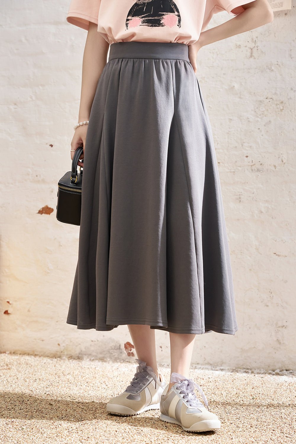 A Line Maxi Skirt for Women