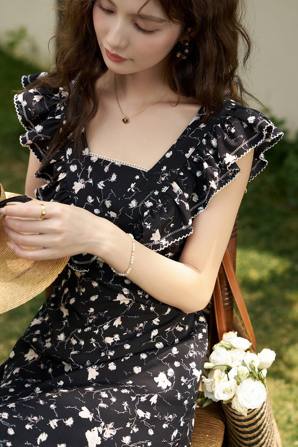 Women's Sleeveless Polka Dot Dresses