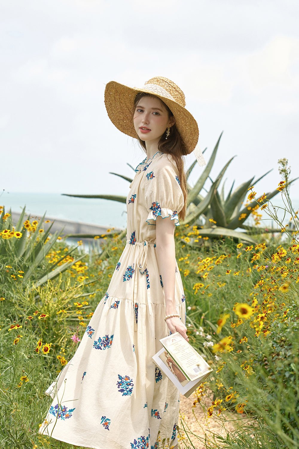 A-line Floral Maxi Dress for Women