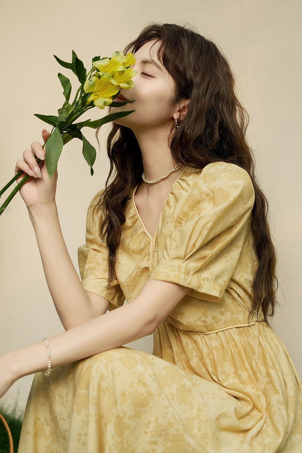 Yellow Maxi Dress for Women