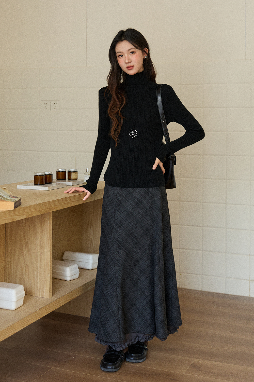 여성용 니트 셔츠