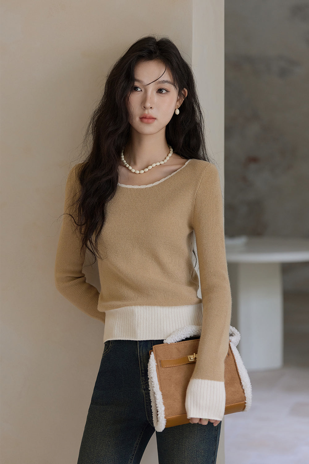 Knitted Bottoming Shirt for Women