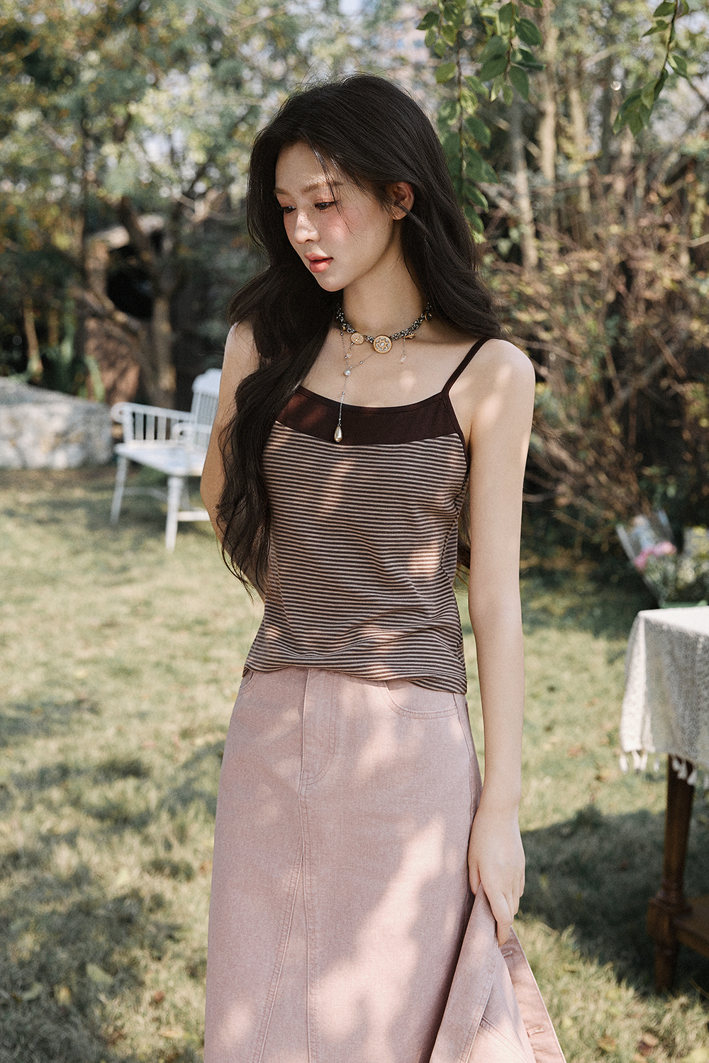 キャミソール＋コート＋スカートは別売りです