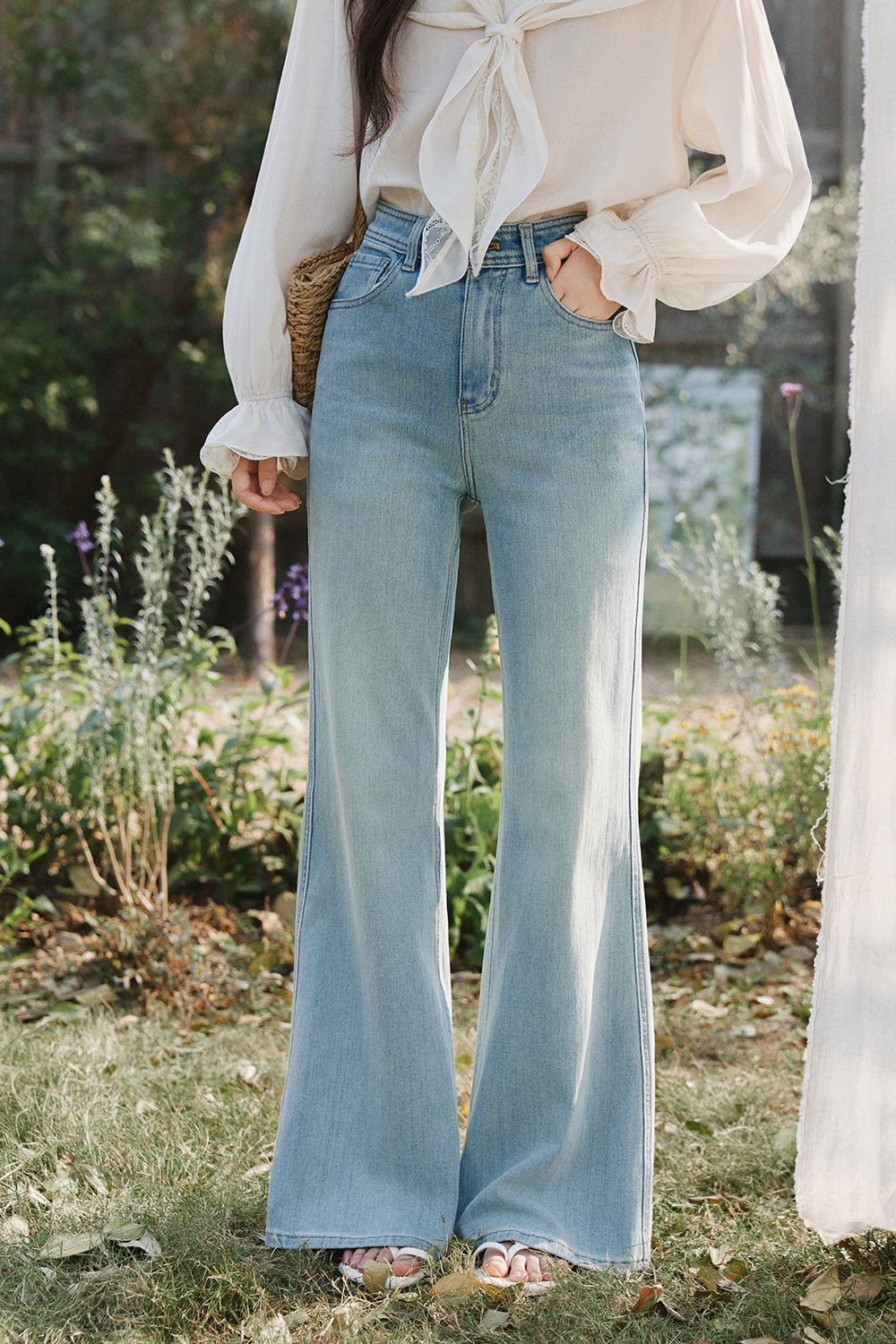 กางเกงยีนส์เดนิมสำหรับผู้หญิง