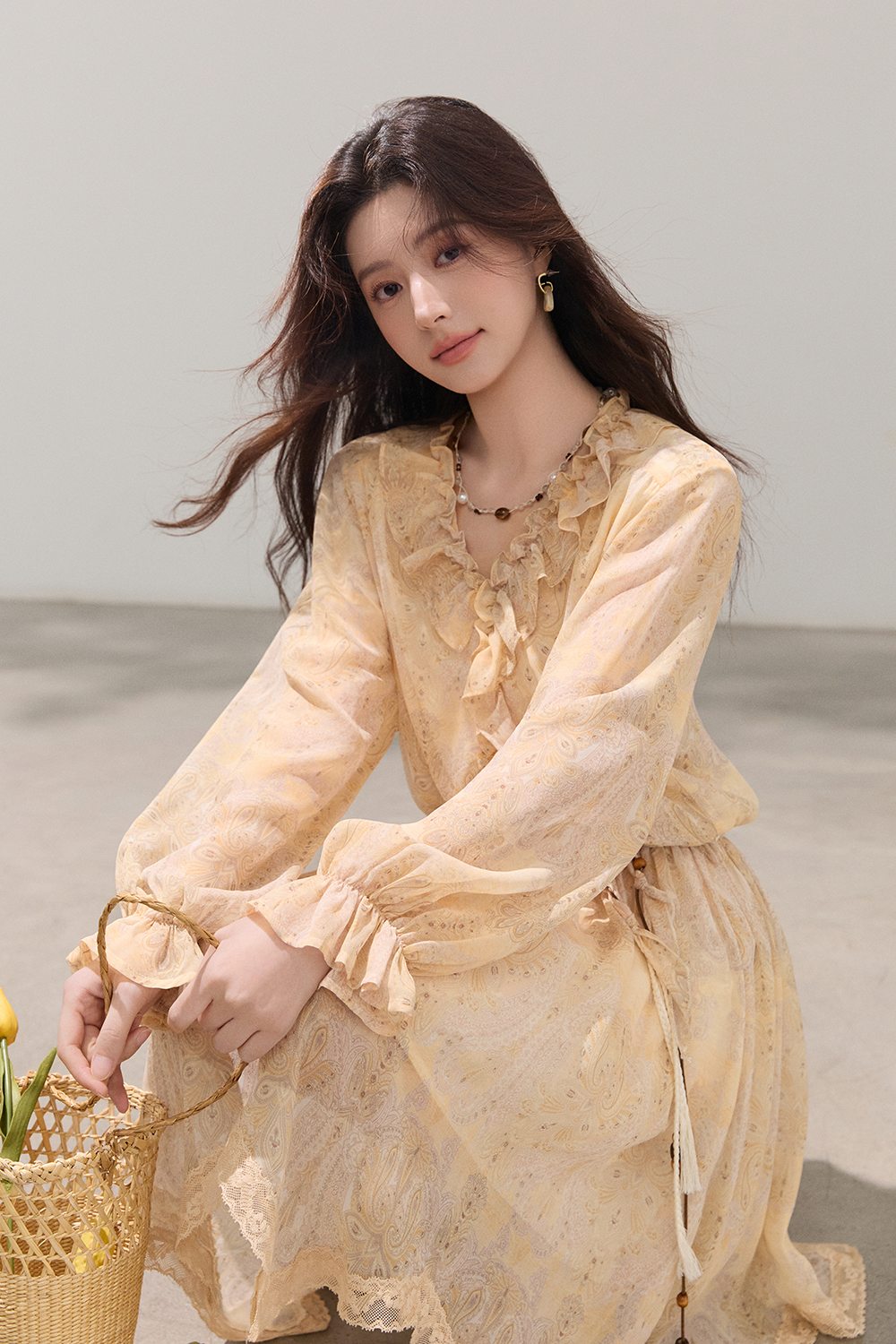 A-line Midi Dress for Women