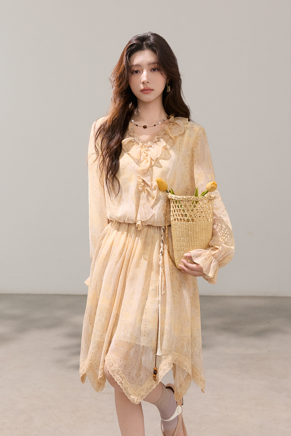 A-line Midi Dress for Women