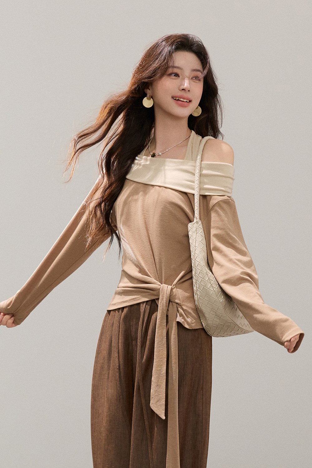 レディース長袖Tシャツ