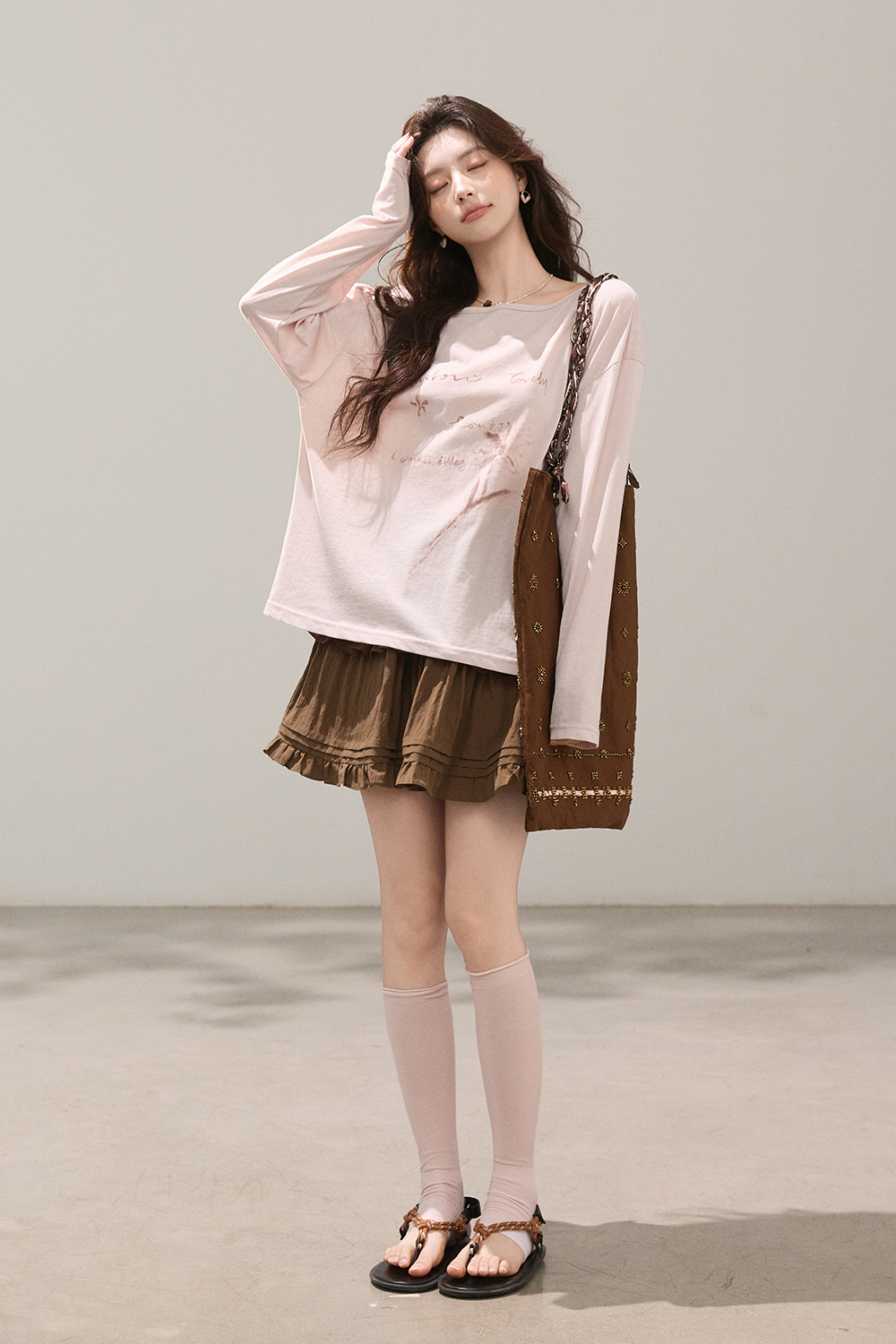 レディース長袖Tシャツ