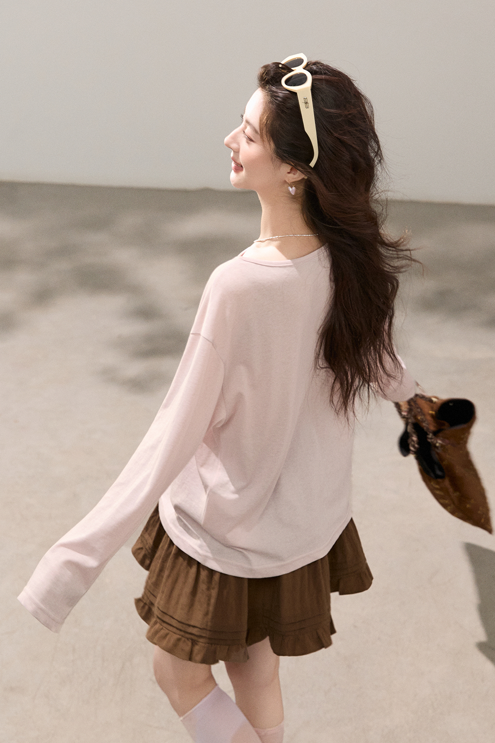 レディース長袖Tシャツ