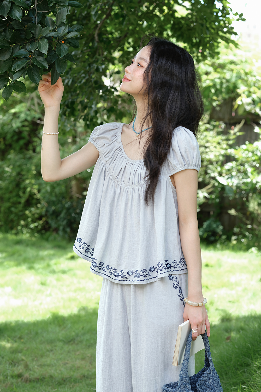 Blouse and Pant Set