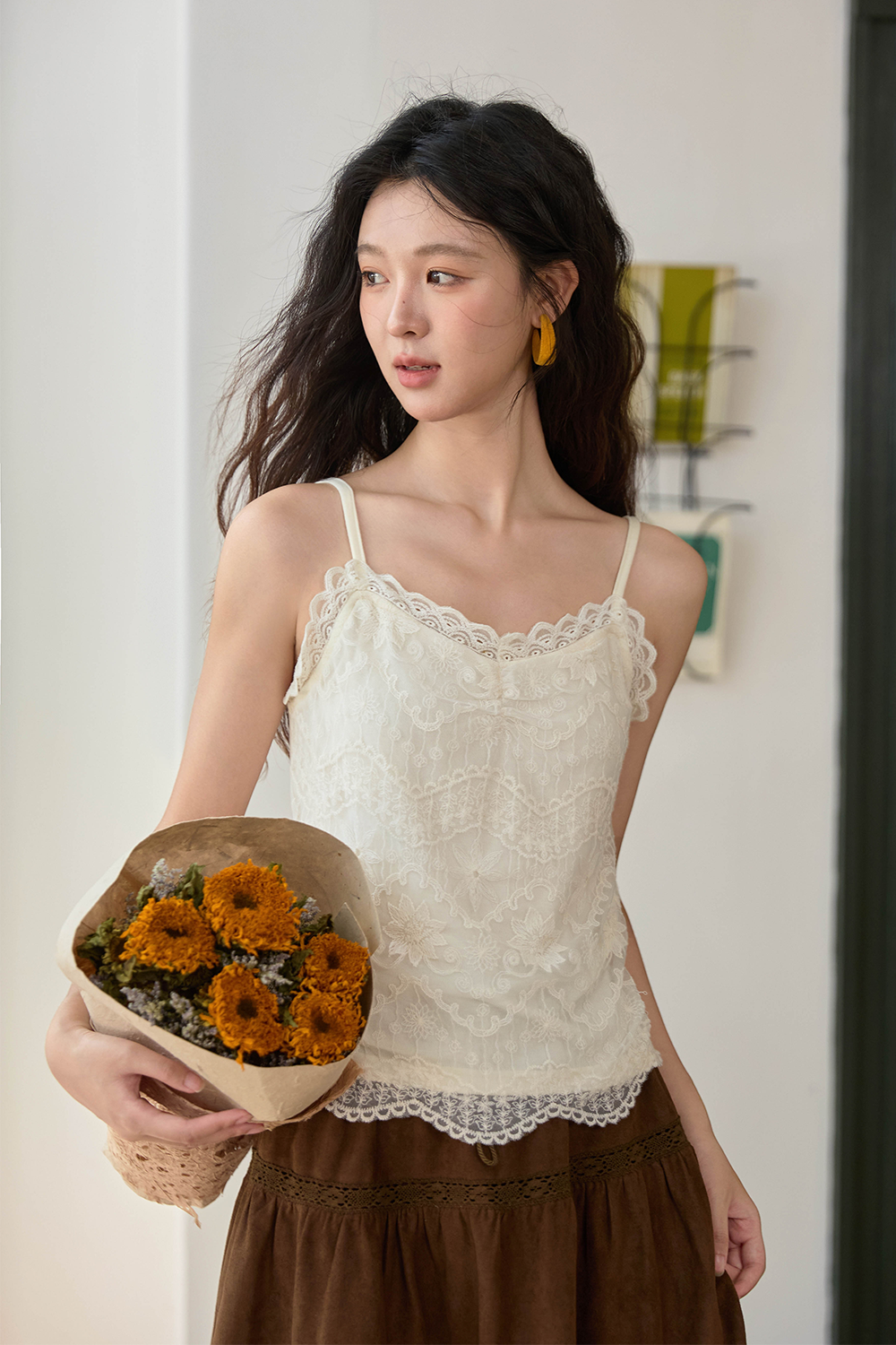 女性のためのスパゲッティストラップトップ