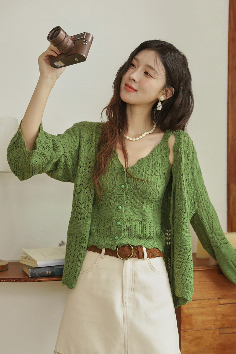 Knit Shirt Suit for Women