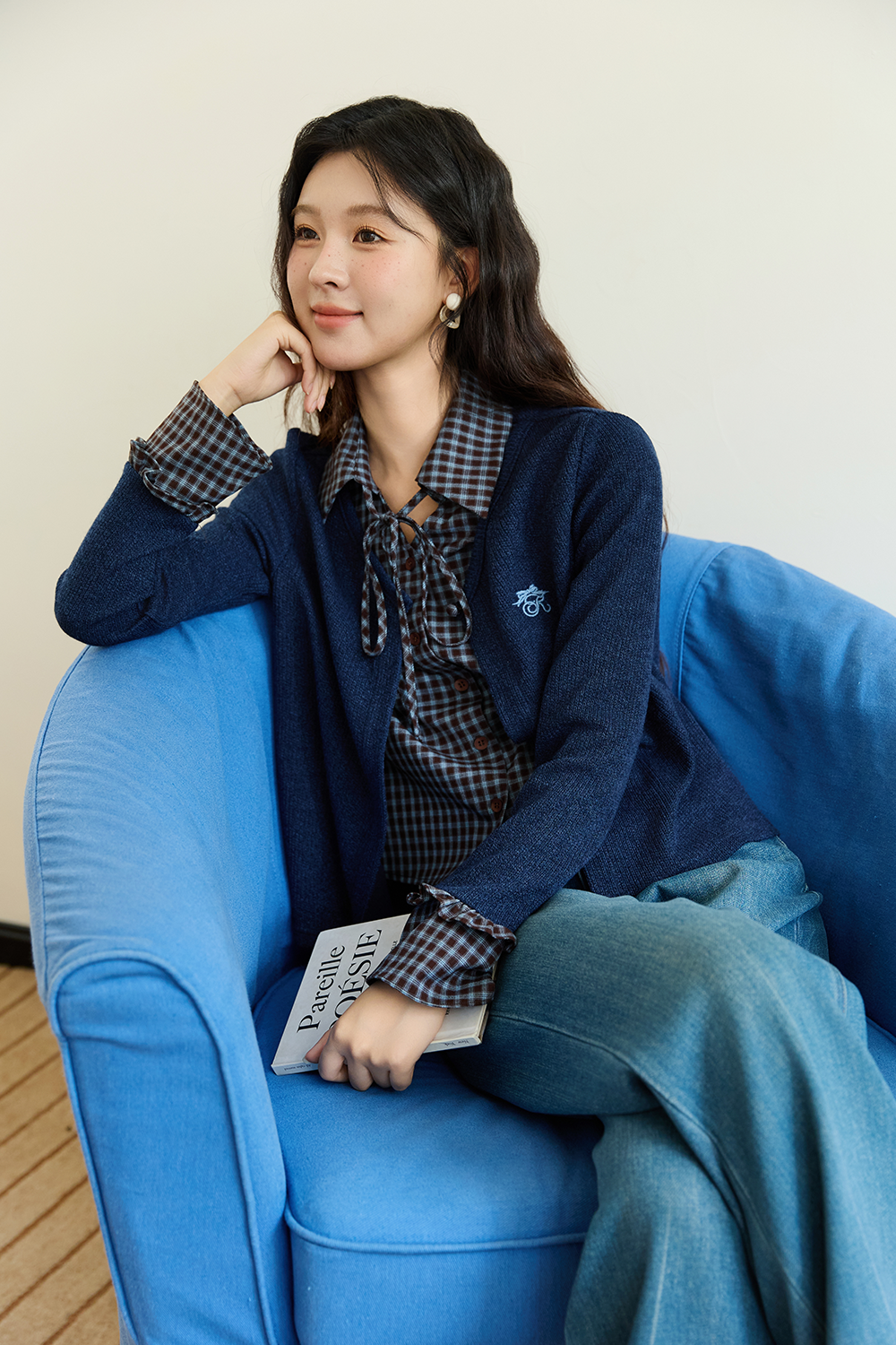 Layered Knit Shirt for Women