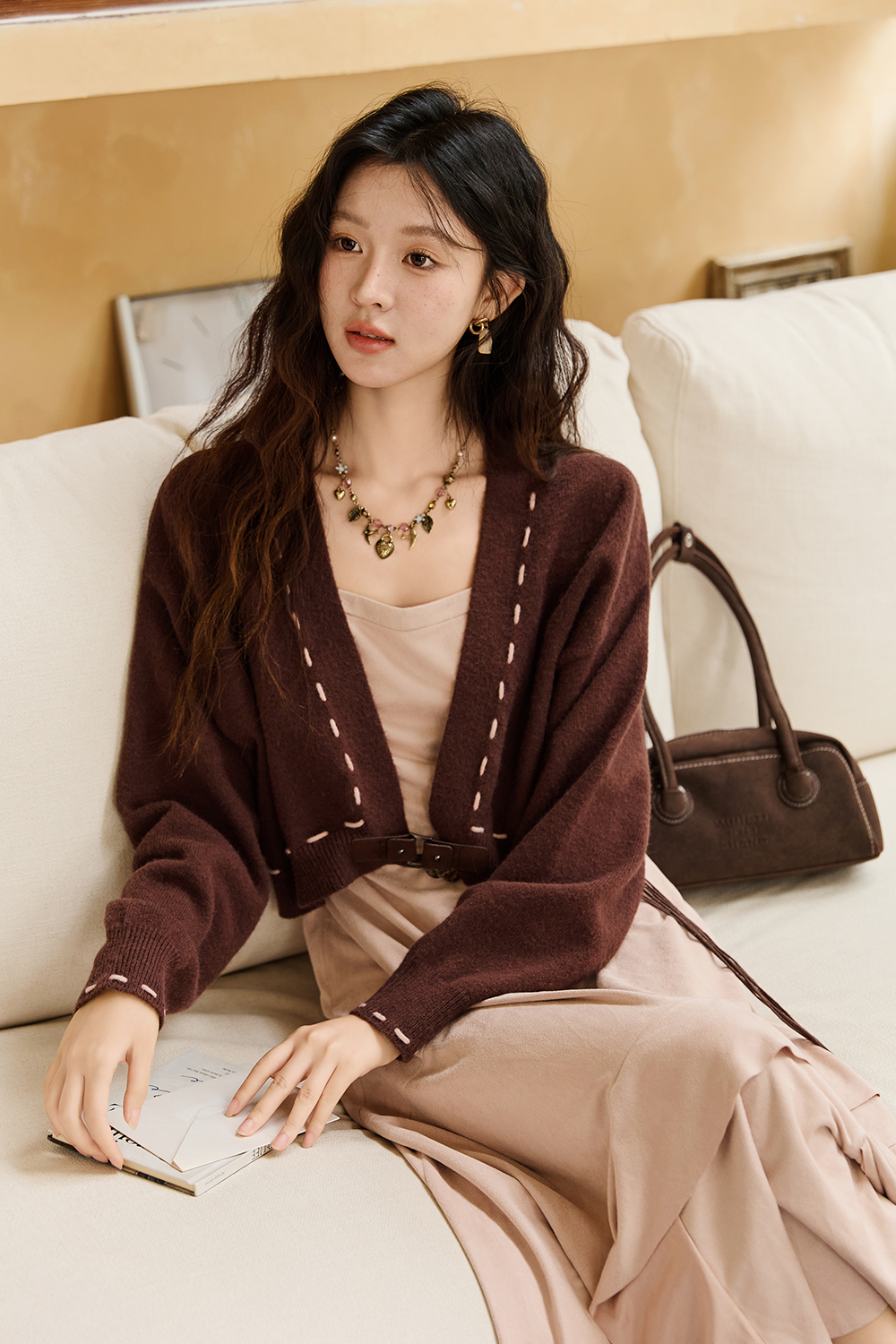 Dress and Cardigan Set