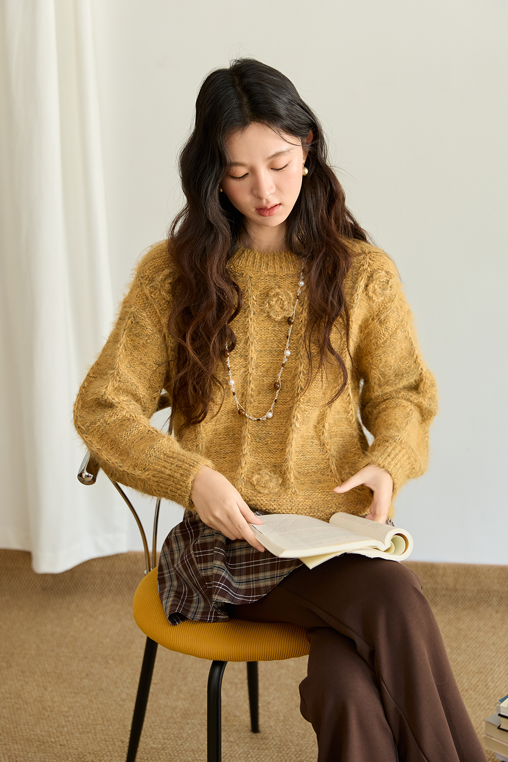 Áo Sơ Mi Nữ Dệt Kim