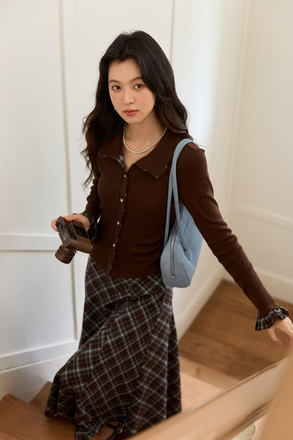 Long Sleeves T-shirt and Skirt Set