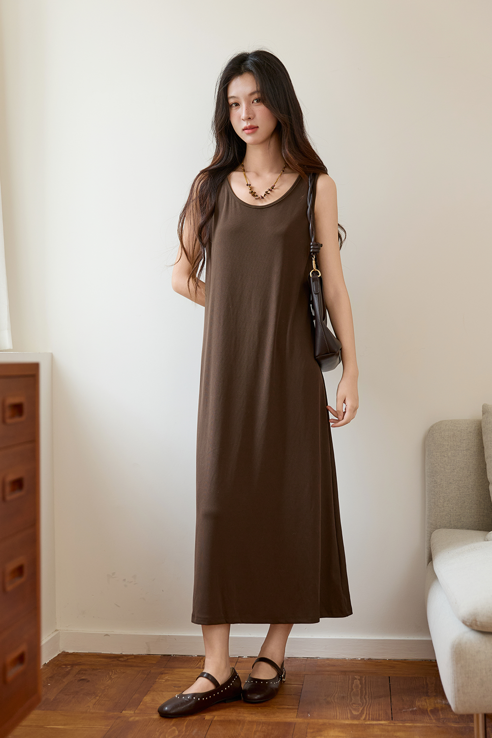 Bộ váy và áo len