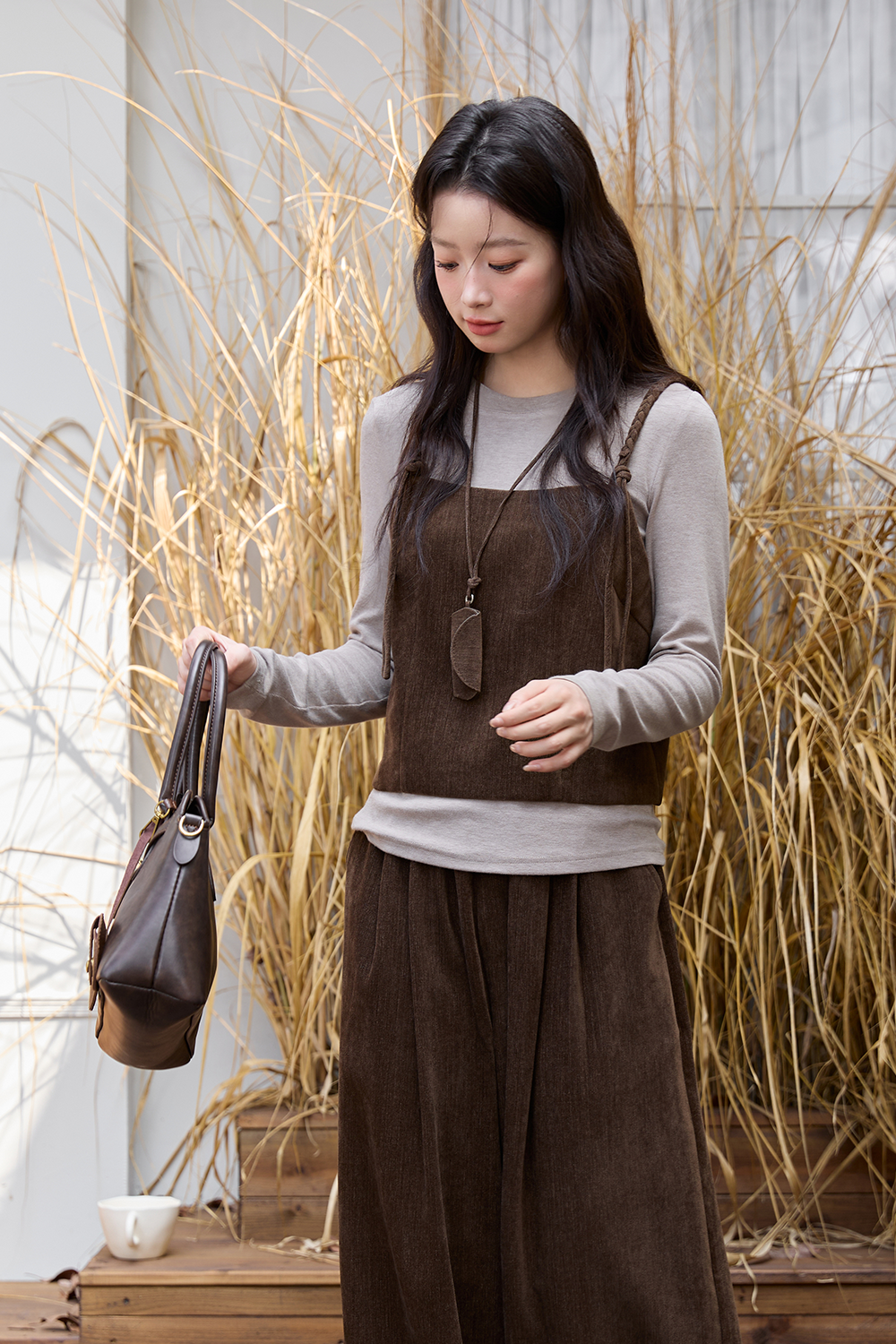 Suspenders+T-shirt+Pant Set