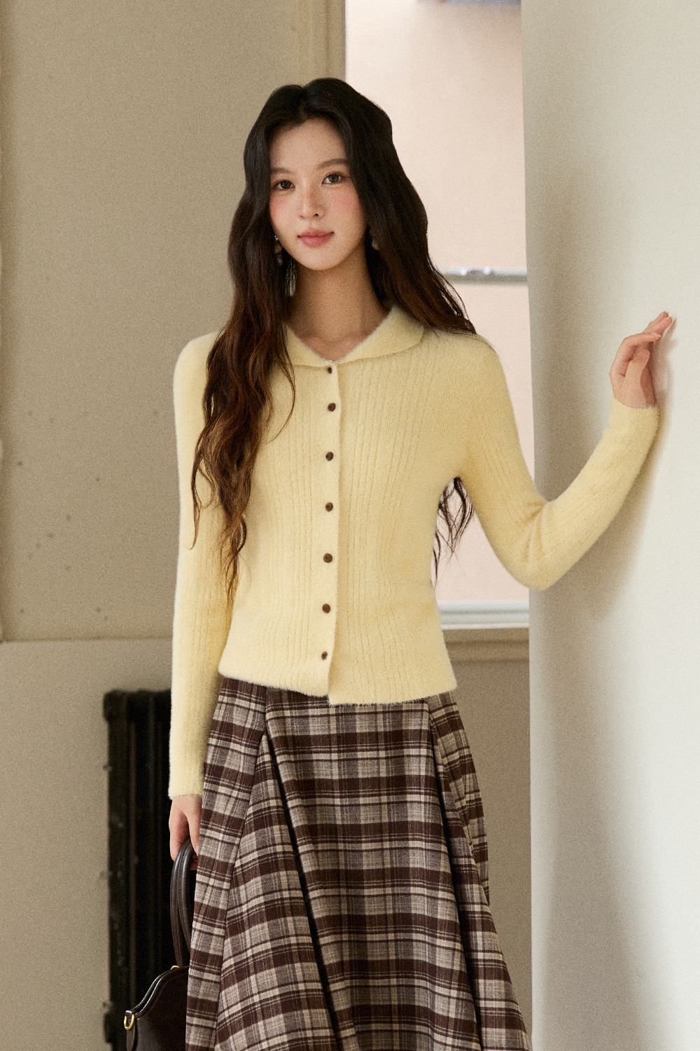 여성용 니트 셔츠