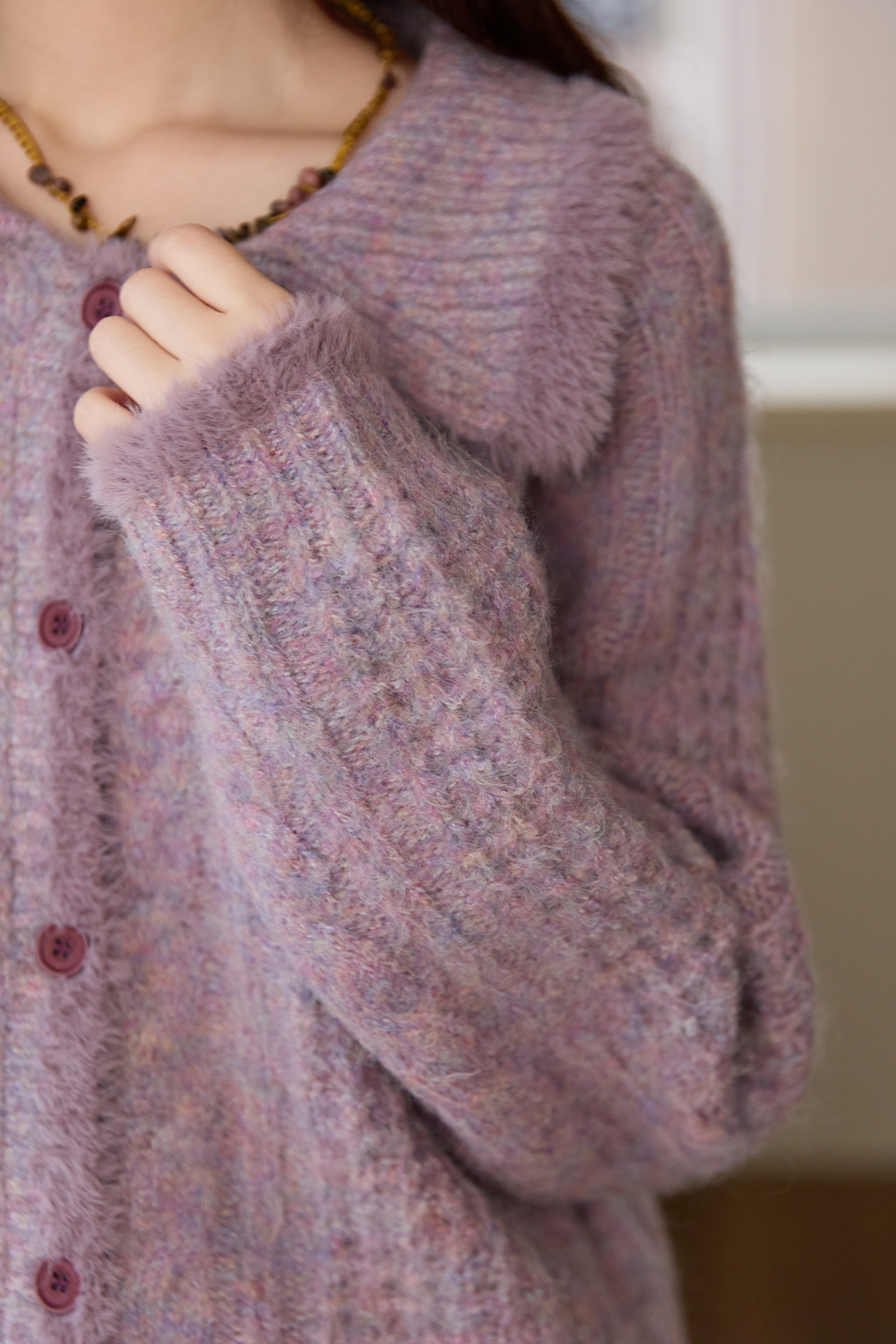 여성용 니트 셔츠