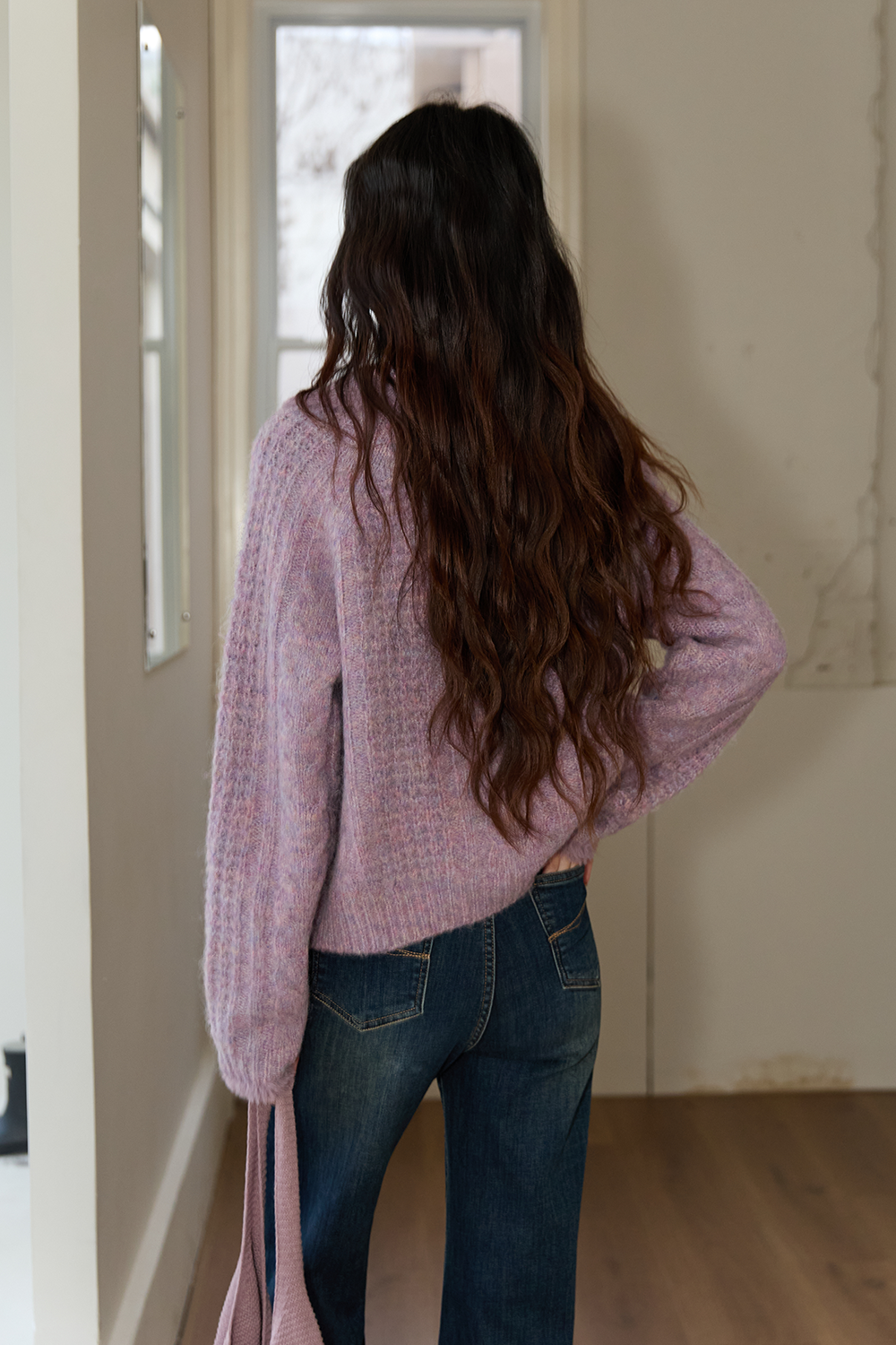 여성용 니트 셔츠