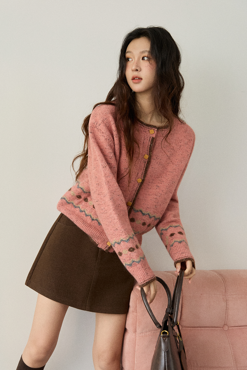 여성용 니트 셔츠