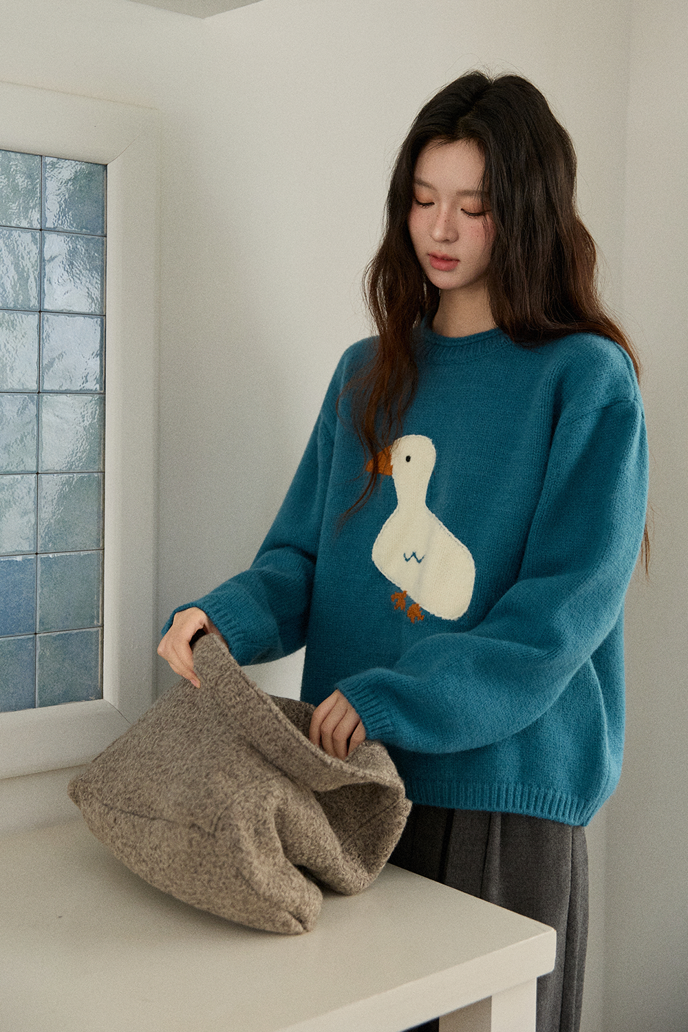 Áo Sơ Mi Nữ Dệt Kim