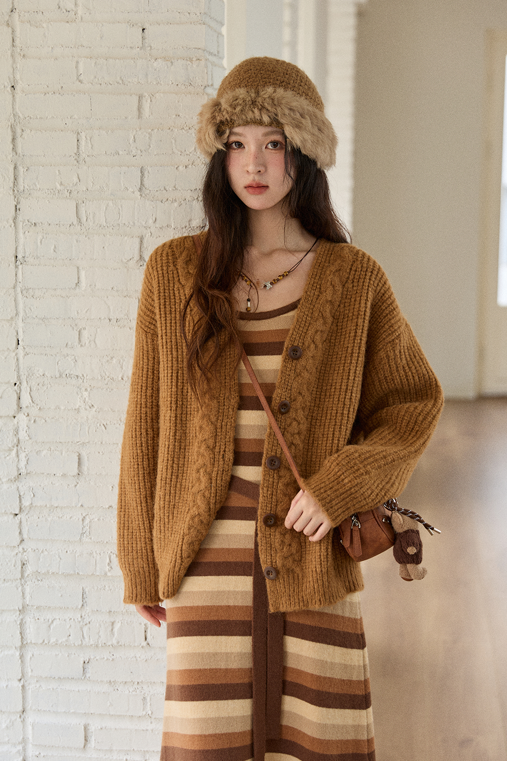 드레스와 카디건 세트는 별도 판매입니다