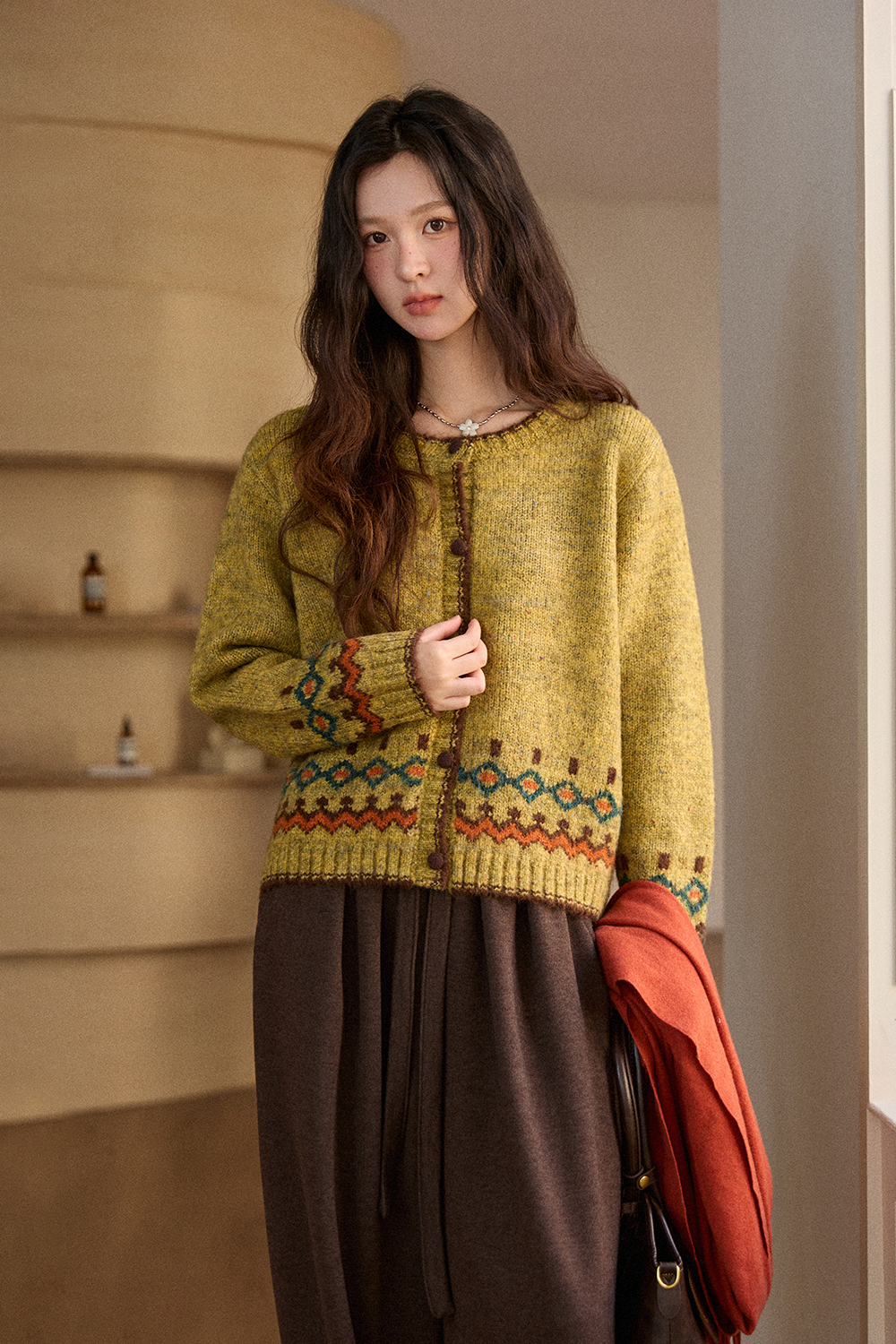 여성용 니트 셔츠