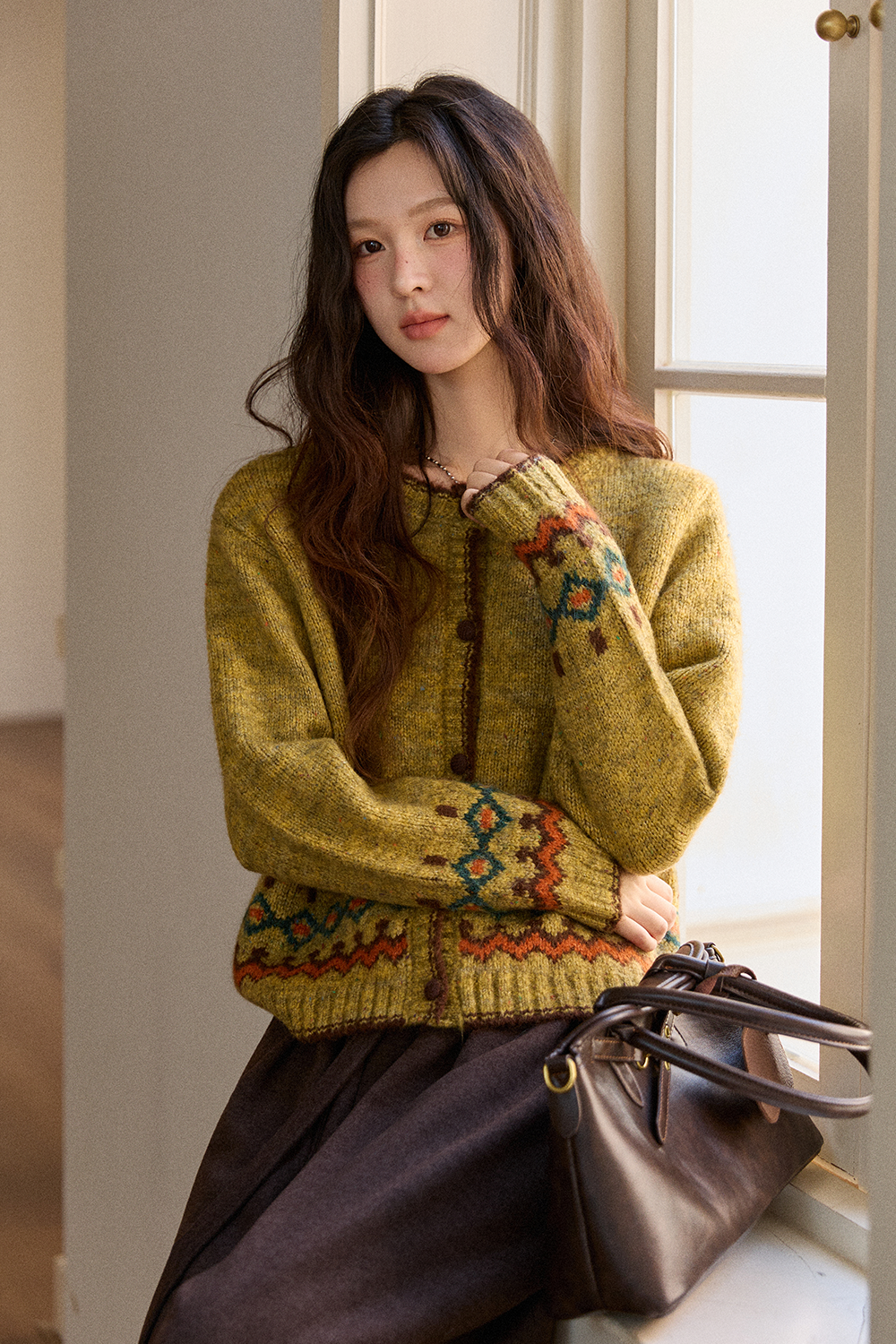 여성용 니트 셔츠