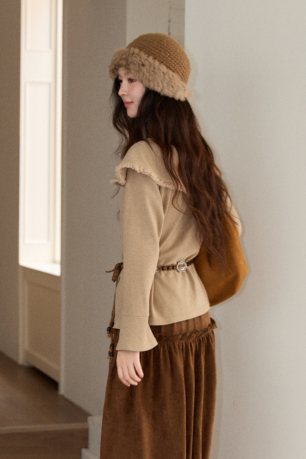 여성용 탑+벨트