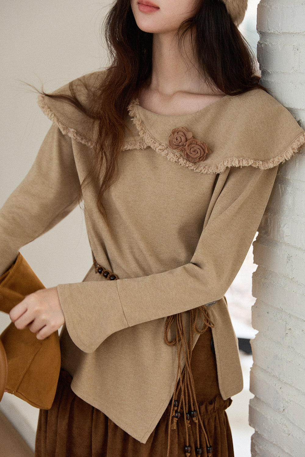 여성용 탑+벨트