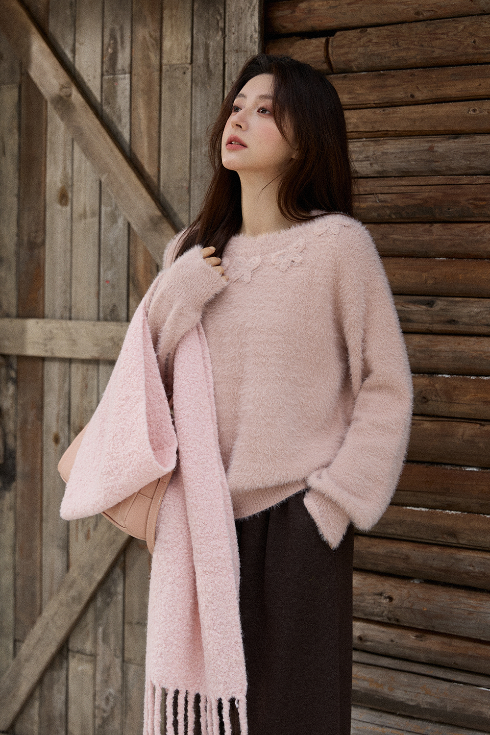 여성용 니트 셔츠