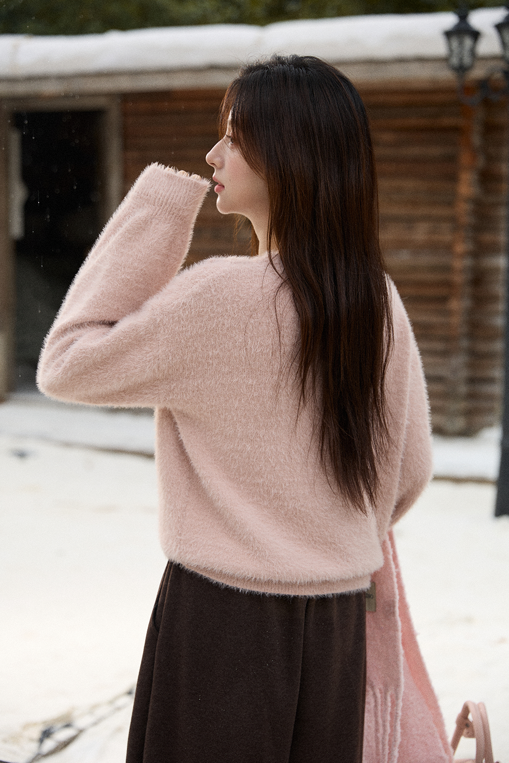 여성용 니트 셔츠