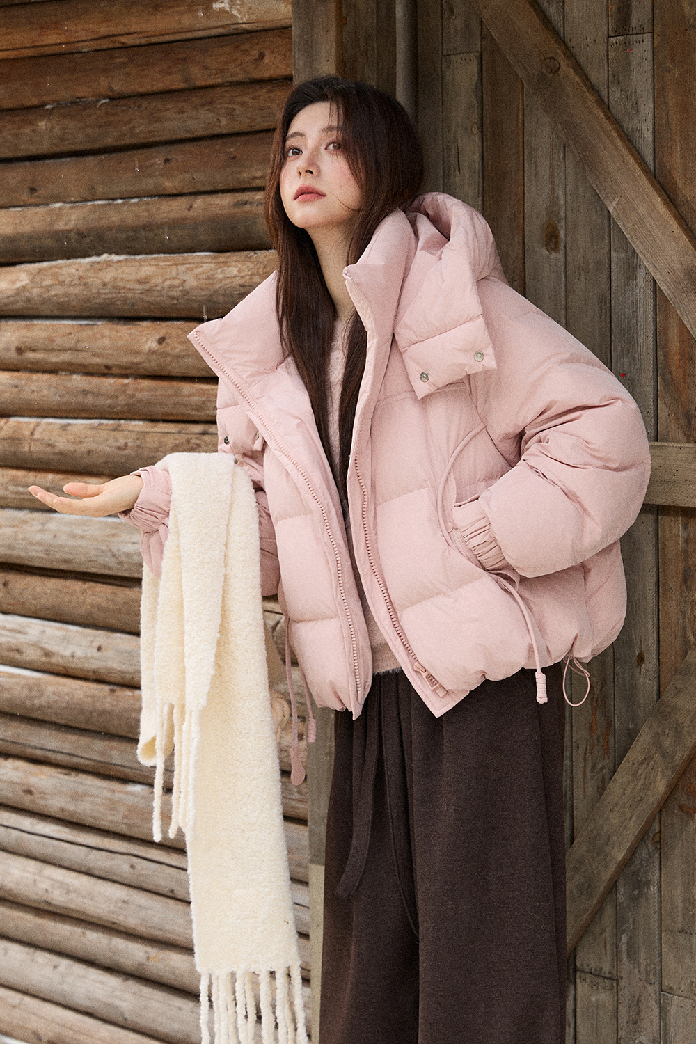 여성용 퍼퍼 재킷 코트